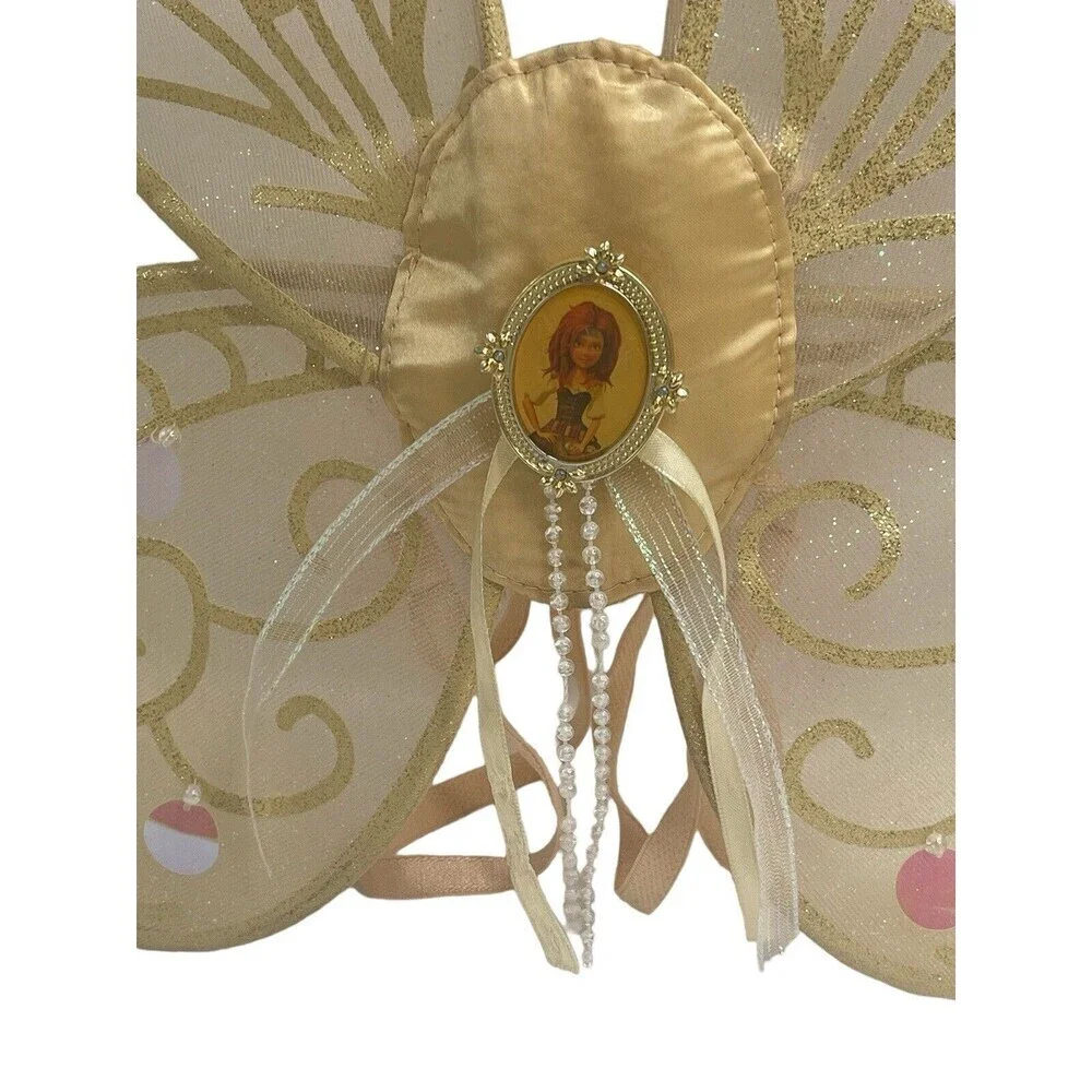 Disney Store Zarina The Pirate Fairy Golden Costume Wings Child Size OSFM